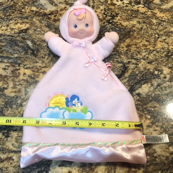 FISHER PRICE H1664 FLUTTER BYE DOLL Security Blanket Plush Toy - Picture 8 of 8